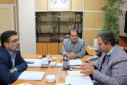 نشست شهردار ساوه و سرپرست دانشگاه جامع علمی کاربردی استان مرکزی