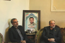 دیدار معاون فرهنگی ودانشجویی دانشگاه جامع علمی کاربردی با خانواده شهید علی اکبر معصومی نژاد