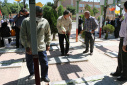 دانشگاهیان علمی کاربردی استان مرکزی همزمان با ایام ارتحال امام خمینی (ره) با شهدا تجدید میثاق کردند