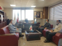 معاون صنایع کوچک شرکت شهرک های صنعتی استان مرکزی با رئیس دانشگاه علمی کاربردی استان مرکزی دیدار کرد