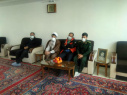 همزمان با ایام الله دهه فجر رئیس و کارکنان دانشگاه جامع علمی کاربردی استان مرکزی با خانواده شهید محمد هدایتی دیدار کردند