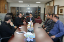 دیدار مسئولین مرکز آموزش علمی کاربردی فرماندهی انتظامی استان با سرپرست دانشگاه