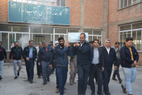 استقبال و تشییع پیکر مطهر شهید گمنام در مرکز آموزش علمی کاربردی ماشین سازی اراک