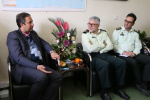 دیدار فرماندهی انتظامی استان مرکزی و سرپرست دانشگاه جامع علمی کاربردی استان مرکزی