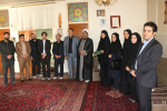 دیدار رئیس دانشگاه علمی کاربردی استان مرکزی به همراه جمعی از رؤسا و مسئولین فرهنگی مراکز آموزشی با خانواده شهید معصومی نژاد
