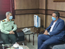 رئیس دانشگاه علمی کاربردی استان مرکزی با فرمانده نیروی انتظامی استان دیدار کرد