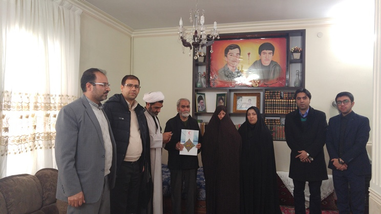 دیدار با خانواده شهدای دفاع مقدس محسن و ابوالفضل جودکی